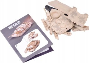 Jokomisiada Klocki Abrams M1A2 Amerykański Czołg zbuduj Czołg 1:72 ZA5024 4