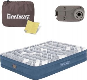 Bestway Bestway 2os wygodny materaca Queen 203x152x36cm wbudowana pompka 6712Y 1