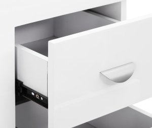 Activeshop Biurko kosmetyczne 312 z pochłaniaczem kasetowym białe lewe 10