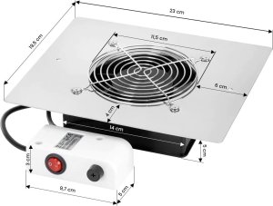 Activeshop Pochłaniacz pyłu do zabudowy Momo X1S 60W Professional 3