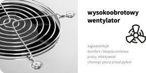 Activeshop Pochłaniacz pyłu do zabudowy Momo X1S 60W Professional 6