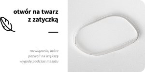 Activeshop Stół składany do masażu drewniany Komfort Activ Fizjo Lux 2 segmentowy 190x70 BIAŁY 21
