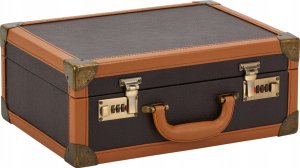 Activeshop Walizka fryzjerska barberska brązowa 3