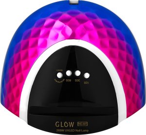 Lampa do paznokci Activeshop Lampa UV LED Glow YC57 RN niebiesko różowa 268W 5