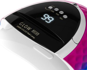 Lampa do paznokci Activeshop Lampa UV LED Glow YC57 RN niebiesko różowa 268W 7