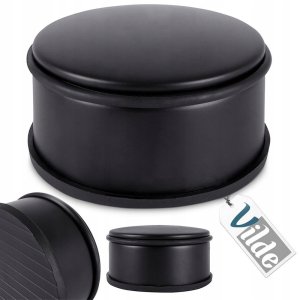 Vilde Stoper do drzwi metalowy czarny 11,5 cm 1