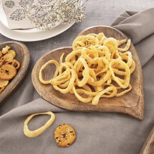 Orion Talerz na przekąski drewniany MANGO 25x25 cm 3