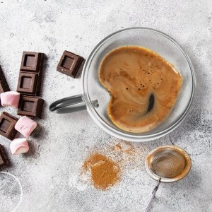 Orion Szklanki termiczne z podwójną ścianką do kawy i herbaty DOUBLE 280 ml 2 szt. 5