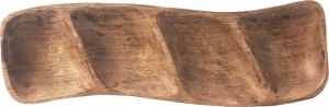Orion Talerz na przekąski drewniany dzielony MANGO 35x11 cm 5