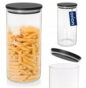 Orion Pojemnik na produkty sypkie szklany z pokrywką i uszczelką 980 ml 1