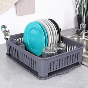 Orion Suszarka na naczynia szara 43,5x32x12 cm 2
