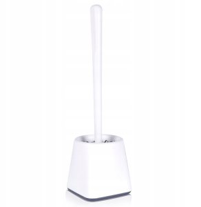 Orion Szczotka do toalety silikonowa ze stojakiem biała 7