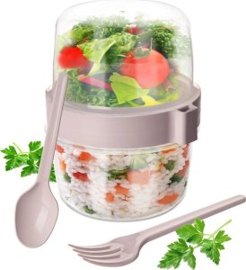 Orion Pojemnik kubek na jogurt z łyżeczką lunchbox 370 ml 4