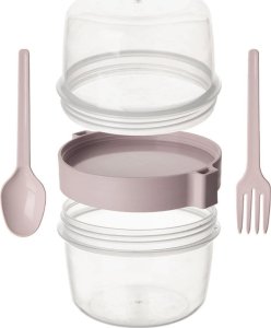 Orion Pojemnik kubek na jogurt z łyżeczką lunchbox 370 ml 5