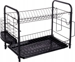 Vilde Suszarka na naczynia czarna 2-poziomowa 51,5x24,5x33 cm 5
