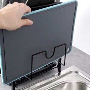 Vilde Suszarka na naczynia czarna 2-poziomowa 51,5x24,5x33 cm 9