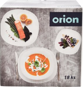 Orion Zestaw serwis obiadowy szklany LUNA 18 el. 9