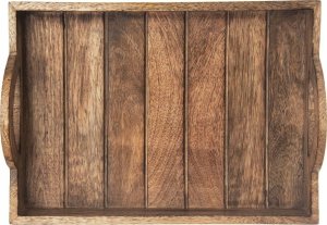 Orion Taca do serwowania drewniana MANGO 35,5x25,5 cm 5