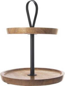 Orion Patera drewniana 2-poziomowa MANGO 30 cm 5