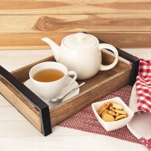 Orion Taca do serwowania drewniana MANGO 30,5x22 cm 4