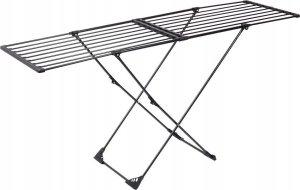 Vilde Suszarka na pranie metalowa czarna rozsuwana XXL 110-189 cm 4