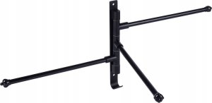 Vilde Wieszak na ręczniki aluminiowy czarny obrotowy 30 cm 6