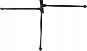 Vilde Wieszak na ręczniki aluminiowy czarny obrotowy 30 cm 7