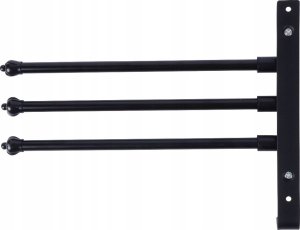 Vilde Wieszak na ręczniki aluminiowy czarny obrotowy 30 cm 8