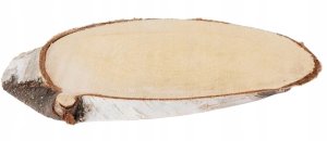 Vilde Podkładka plaster drewna 25-30x12-17 cm 1
