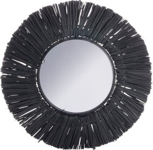 Home Styling Collection Lustro ścienne czarne okrągłe 42 cm 3