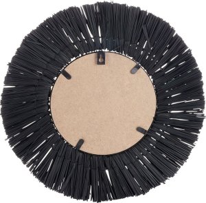 Home Styling Collection Lustro ścienne czarne okrągłe 42 cm 6