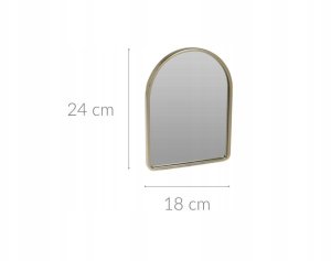 Vilde Lustro ścienne złote 18x24 cm 2