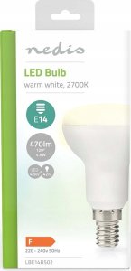 Nedis Nedis LBE14R502 lampa LED Ciepłe białe 2700 K 4,9 W E14 F 3