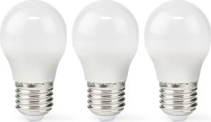 Nedis Nedis LBE27G452P3 lampa LED Ciepłe białe 2700 K 4,9 W E27 F 2