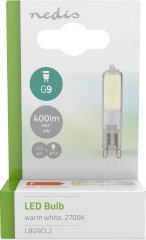 Nedis Nedis LBG9CL2 lampa LED Ciepłe białe 2700 K 4 W G9 F 3