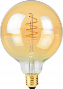 Nedis Nedis LBDE27G125GD lampa LED Bardzo ciepłe światło, Ciepłe białe 2100 K 3,8 W E27 G 1