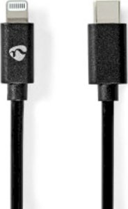 Kabel USB Nedis USB-C - Lightning 2 m Czarny (CCGP39650BK20) 1