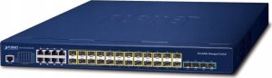 Switch Planet PLANET Layer 3 16-Port 100/1000X SFP Zarządzany L3 10G Ethernet (100/1000/10000) 1U Niebieski 1