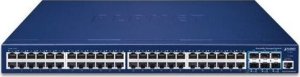Switch Planet PLANET SGS-6310-48T6X łącza sieciowe Zarządzany L3 Gigabit Ethernet (10/100/1000) 1U Niebieski 2