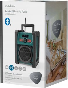 Radio Nedis Nedis RDDB3100GN radio Przenośny Analogowe i cyfrowe Czarny, Zielony 15