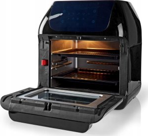 Frytkownica beztłuszczowa Nedis Nedis KAAFO300EBK frytkownica Pojedyńczy 12 l Autonomiczny 1500 W Frytkownica na gorące powietrze Czarny 4