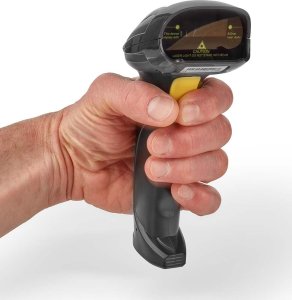 Czytnik kodów kreskowych Nedis Nedis BSCN1D100BK czytnik kodów kreskowych Moduł kodów kreskowych czytnik kodów kreskowych 1D Laser Czarny 4