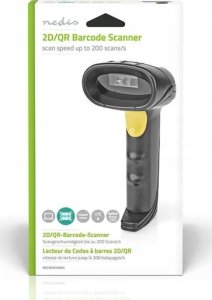 Czytnik kodów kreskowych Nedis Nedis BSCN2D100BK czytnik kodów kreskowych Moduł kodów kreskowych czytnik kodów kreskowych 1D/2D Laser Czarny 6