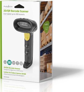 Czytnik kodów kreskowych Nedis Nedis BSCN2D100BK czytnik kodów kreskowych Moduł kodów kreskowych czytnik kodów kreskowych 1D/2D Laser Czarny 7