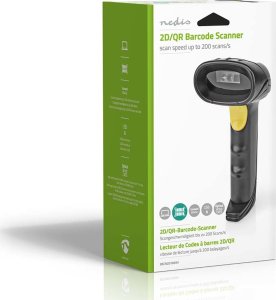 Czytnik kodów kreskowych Nedis Nedis BSCN2D100BK czytnik kodów kreskowych Moduł kodów kreskowych czytnik kodów kreskowych 1D/2D Laser Czarny 8