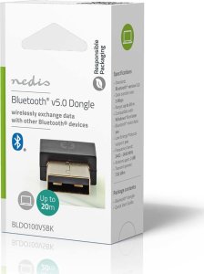 Karta sieciowa Nedis Nedis BLDO100V5BK karta sieciowa Bluetooth 3 Mbit/s 10