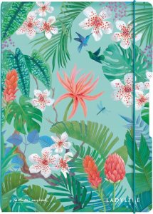 Herlitz Herlitz Ladylike Jungle notatnik A4 80 ark. Zielony, Wielobarwny 2