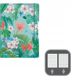Herlitz Herlitz Ladylike Jungle notatnik A4 80 ark. Zielony, Wielobarwny 3
