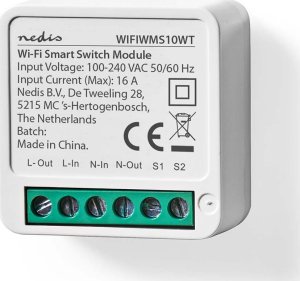 Terminal sieciowy Nedis Nedis WIFIWMS10WT kontroler do inteligentego oświetlenia Przewodowy i Bezprzewodowy Biały 5