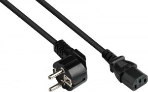Kabel zasilający Alcasa Alcasa P0130-S075 kabel zasilające Czarny 7,5 m Wtyczka zasilająca typu E+F C13 panel 1